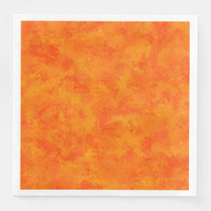 Orange Abstract Pattern Napkin