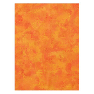 Orange Abstract Pattern Tablecloth
