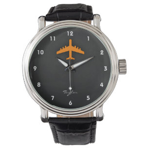 Orange Aeroplane Watch