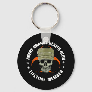 Orange Agent Health Club Lifetime Member Vietnam V Key Ring