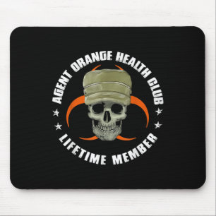 Orange Agent Health Club Lifetime Member Vietnam V Mouse Pad