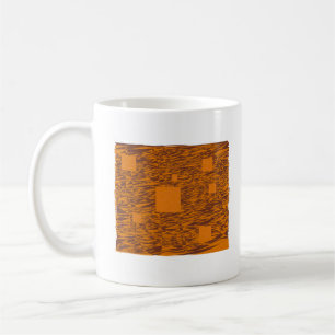 Orange alert float abstract Halloween black box Coffee Mug