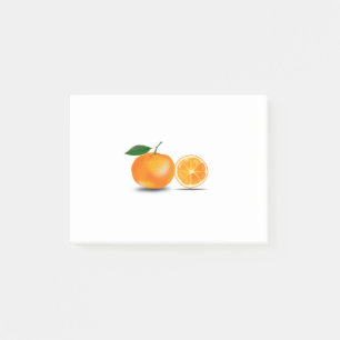 Orange and a Half Post-it Notes