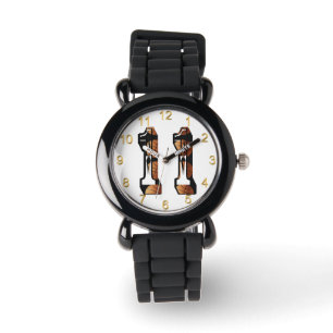 Orange And Black Basketball Number 11, Watch