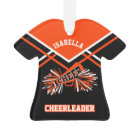 Orange and Black Cheerleader