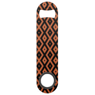 Orange and black diamond pattern
