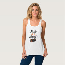 Orange and Black Slingshot Tanktop
