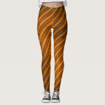 Orange and Black Stripe Halloween Costume Leggings<br><div class="desc">Orange and Black Stripe Halloween Costume Leggings are perfect to wear to a Halloween Party by themselves or under a costume.</div>