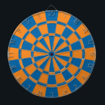 Orange And Blue Dartboard<br><div class="desc">Orange And Blue Dart Board</div>