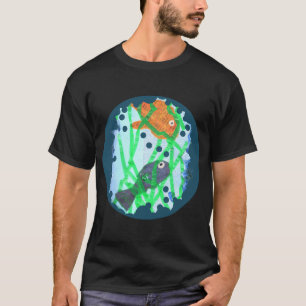 Orange And Blue Fish T-Shirt