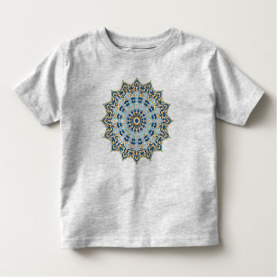 Orange and Blue Mandala Toddler T-Shirt
