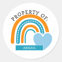 Orange and Blue Rainbow Welcome Back to School