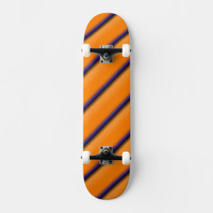 Orange and Blue Skateboard