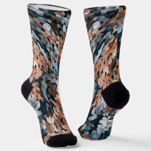 Orange and Blue Socks