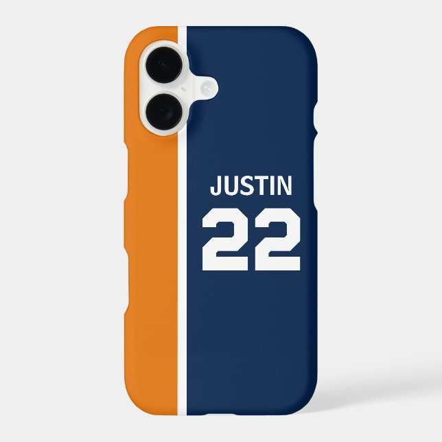 Orange and Blue Sports Theme (Back)