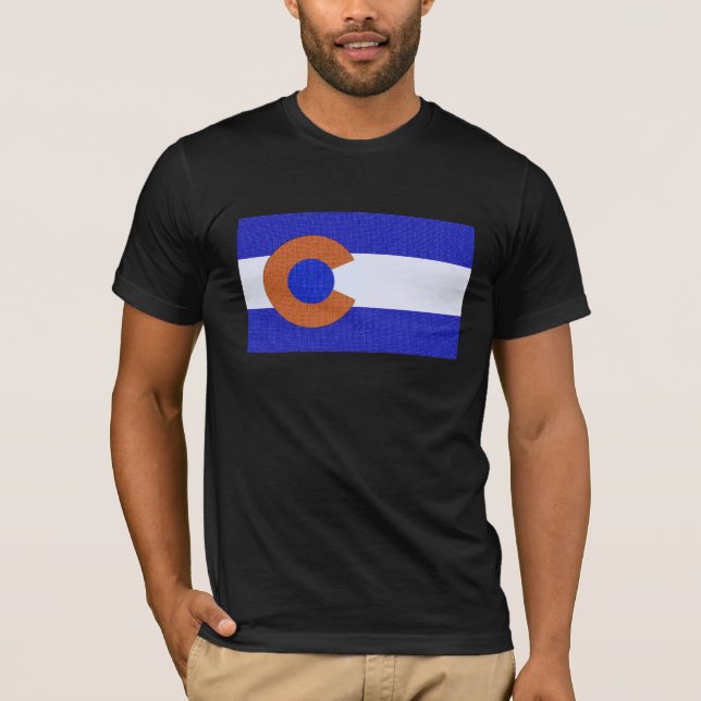 Orange and Blue T-Shirt (Front)
