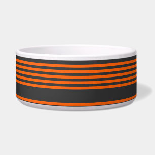 Orange and charcoal five stripes pattern
