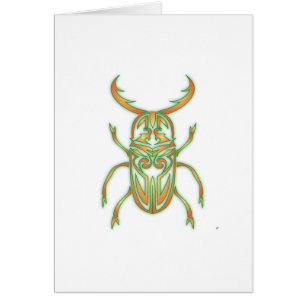 Orange and Green Beetle