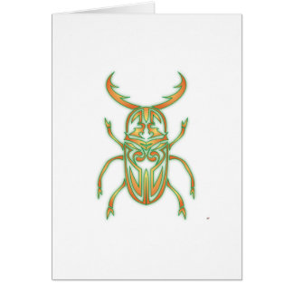 Orange and Green Beetle