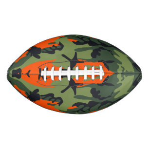 Orange and Green Camouflage, Military, Army Football