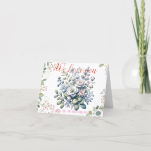 Orange And Green flower Happy Mother's Day Thank You Card