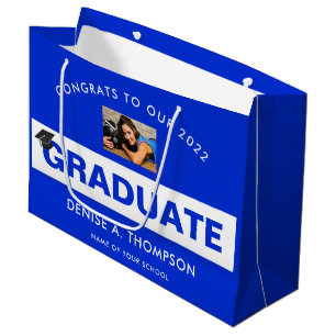 Orange and  large gift bag