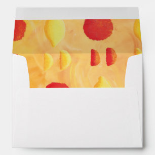 Orange and Lemons Painterly Envelope