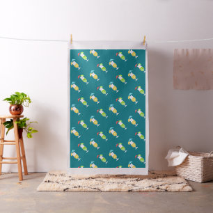 Orange and Lime cocktails Fabric