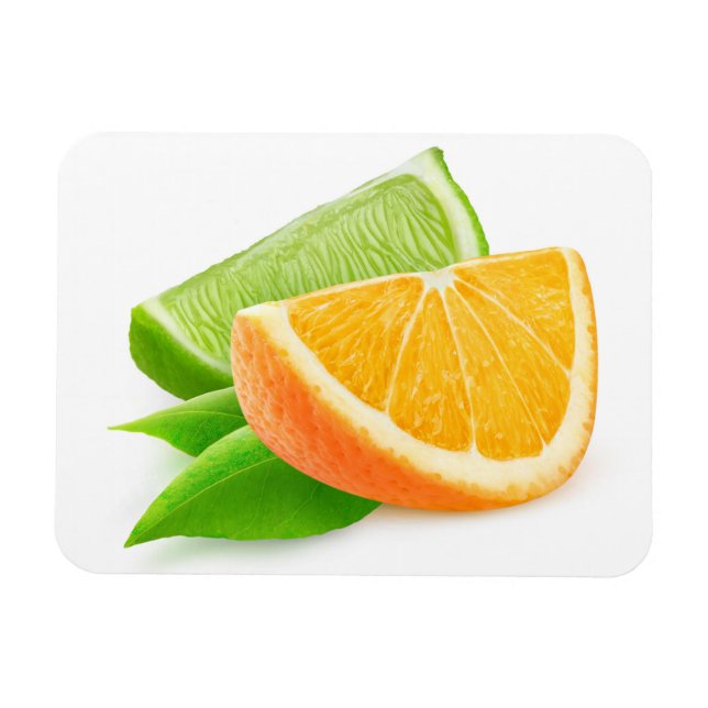 Orange and lime magnet (Horizontal)