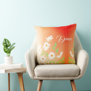 Orange And Peach Cushion