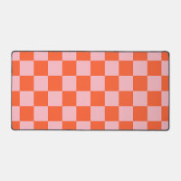 Orange and Pink Chequerboard Pattern