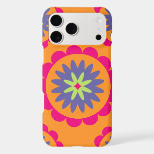 orange and pink floral shapes illustration