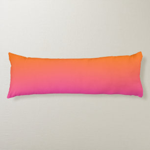 Orange and Pink Gradient Body Cushion