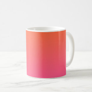 Orange and Pink Gradient Coffee Mug