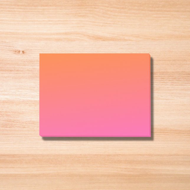 Orange and Pink Gradient Post-it Notes (Creator Uploaded)