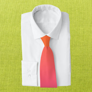 Orange and Pink Gradient Tie