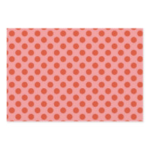 Orange and pink patterns Wrapping Paper set