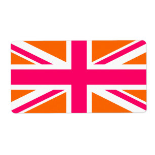 Orange and Pink Union Jack