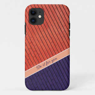 Orange and purple concrete IPhone Case