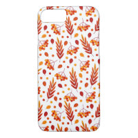 Orange and Red Fall Leaves Phone Case