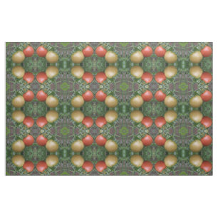 Orange and Red Tomatoes Patterned Fabric