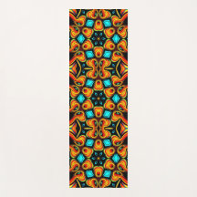Orange and Red Yoga Mat
