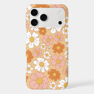 Orange and White Floral Case-Mate iPhone Case