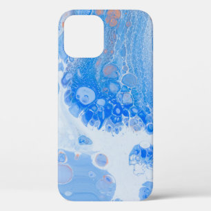 Orange and white jellyfish in water iPhone 12 case