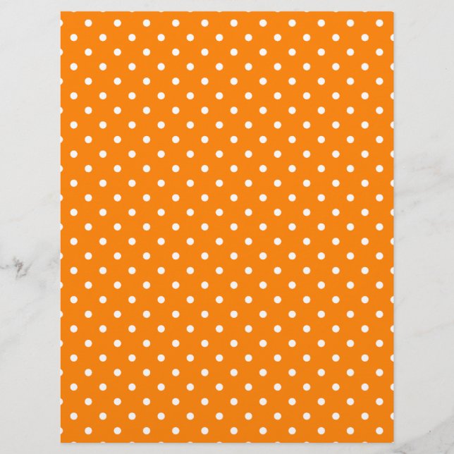Orange and White Polka Dots (Front)