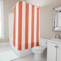 Orange and White Stripes