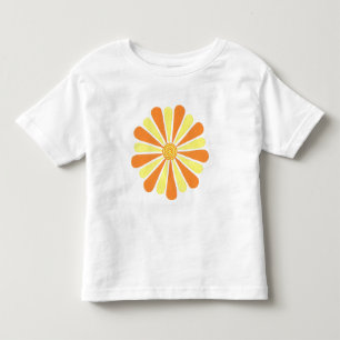 Orange and Yellow Abstract Sun Burst Shirts