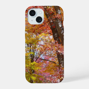 Orange and Yellow Fall Trees Autumn Photography iPhone 15 Case