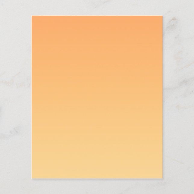 Orange and Yellow Gradient Background (Front)