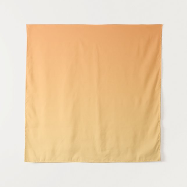 Orange and Yellow Gradient Background Tapestry (Front)